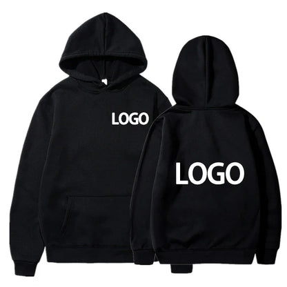 Customized Printing Men's and Women's Hoodies, Loose Casual Clothing, Fashionable Long Sleeved Hooded Pullover, 2025