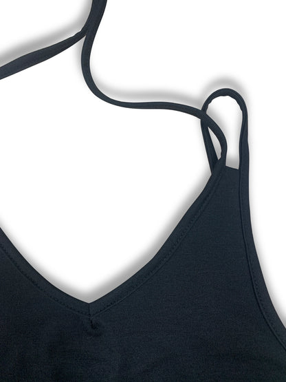 The Sun, the Moon and the stars Curvy Hem Cami Dress, Sexy Sleeveless Spaghetti Strap Loose Maxi Dress, Women's Clothing