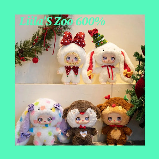 Liila 600% Cat Liila'S Zoo Series Blind Box Trendy Vinyl Doll Cute Large Doll Mystery Box Figure Collect Children Toy Gift
