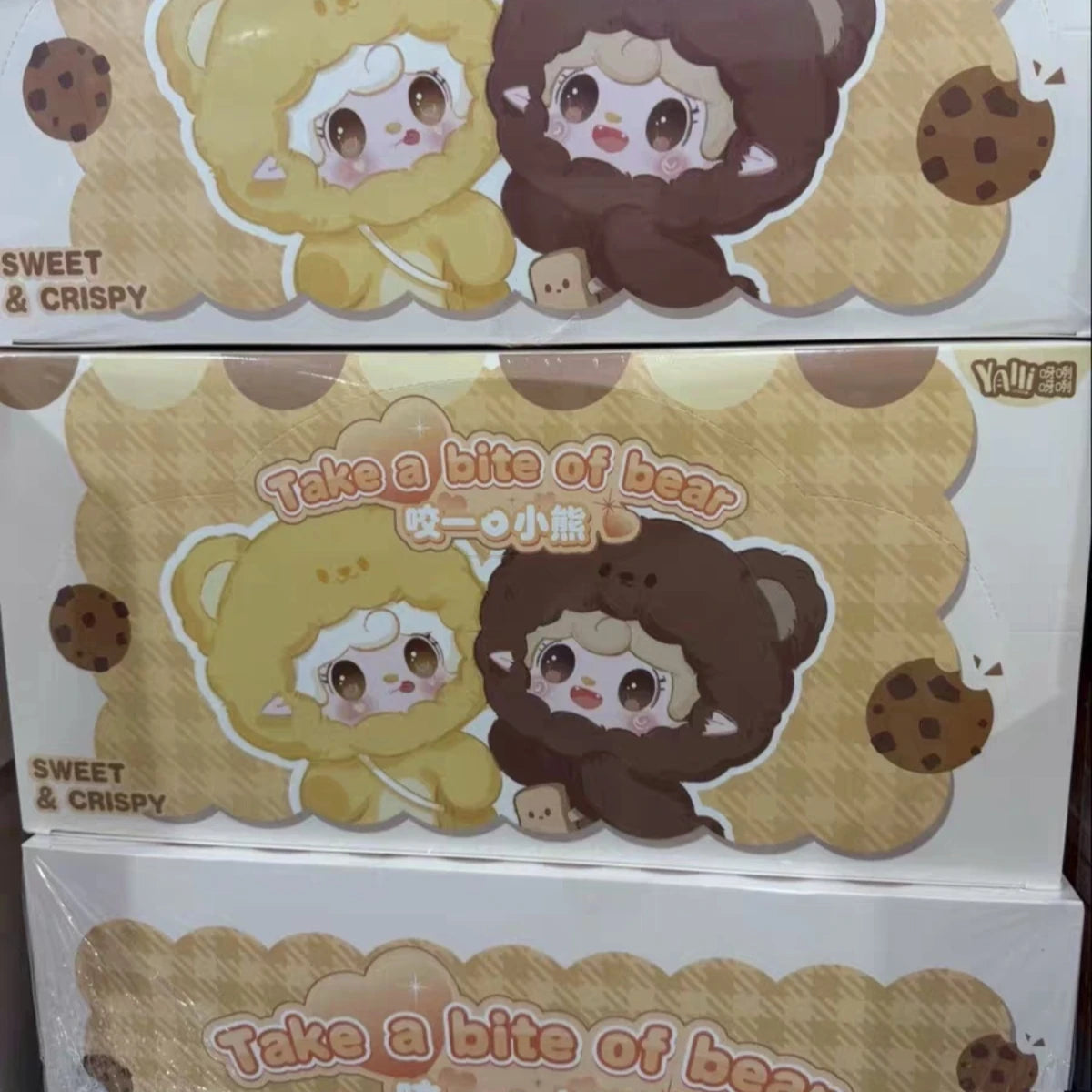 100%オリジナル Yooki V4 Take a Bite of The Little Bear シリーズ ブラインドボックス ミステリーボックス おもちゃ かわいいアクションアニメフィギュア モデルおもちゃ