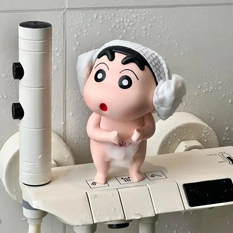 Take Bath Zaemon クレヨンしんちゃん おしり丸出し 目を開けて スマホスタンド デスクトップフィギュア オーナメント ギフト ドール 車用飾り