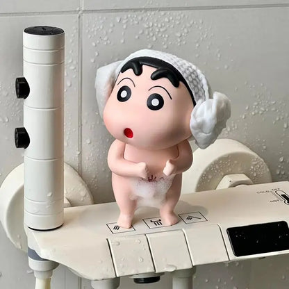 Take Bath Zaemon クレヨンしんちゃん おしり丸出し 目を開けて スマホスタンド デスクトップフィギュア オーナメント ギフト ドール 車用飾り