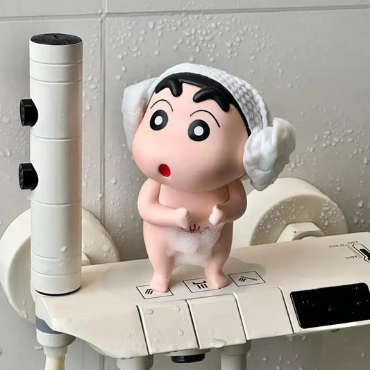Take Bath Zaemon クレヨンしんちゃん おしり丸出し 目を開けて スマホスタンド デスクトップフィギュア オーナメント ギフト ドール 車用飾り
