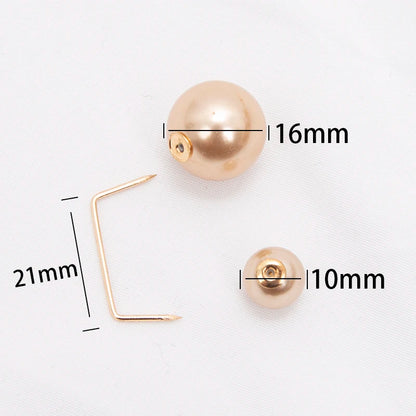 3Pcs/set New Women Tightening Waistband Pin Double Pearl Brooches Metal Lapel Pins Sweater Shirt Cardigan Brooch Accessories