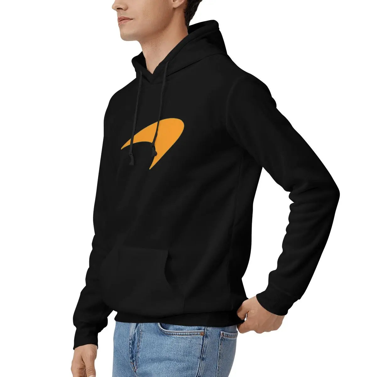 M-McLarens Papaya Logo Hoodies Men Women Casual Pullover Sweatshirts Fashion Long Sleeve Hooded Autumn Winter