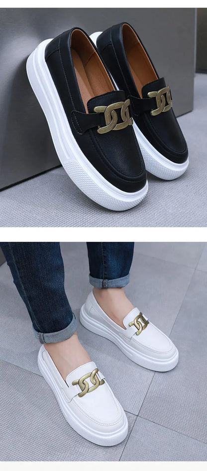 Black Loafers Shoes For Men Luxury Slip-on Shoes Men Unisex Breathable Casual Leather Shoes Man Driving Shoes Zapatos Hombre