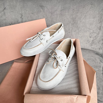 Loafers Woman Flats 2025 Woman Slip-on Casual Soft Leather  Female Flats Shoes Comfortable Women's Whoes