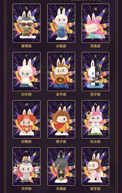 POP MART LABUBU THE MONSTERS Constellation Series Blind Box Toys Guess Bag Mystery Box Mistery Caixa Action Figure Cute Model