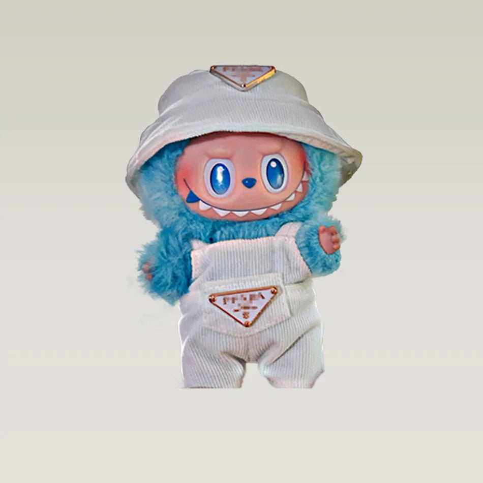 17cm ミニぬいぐるみ服 韓国Kpop Exo Labubu I II アイドルドール用 パーティー用座りパンツ 衣装アクセサリー ギフト