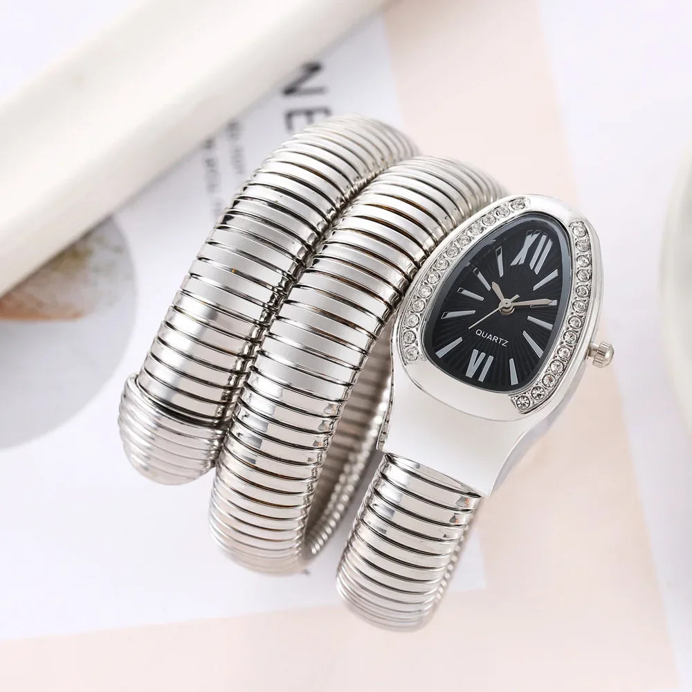 1PC Women Luxury Quartz Watch High-quality Fashion Gold Ladies Wristwatch Only Watch