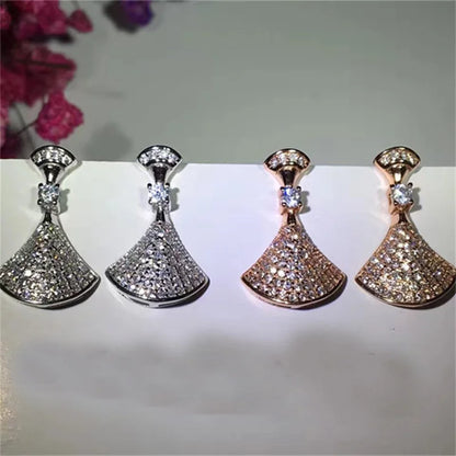 Design Fashion Earring 925 Silver Jewelry Earring 3A Cubic Zirconia Earring