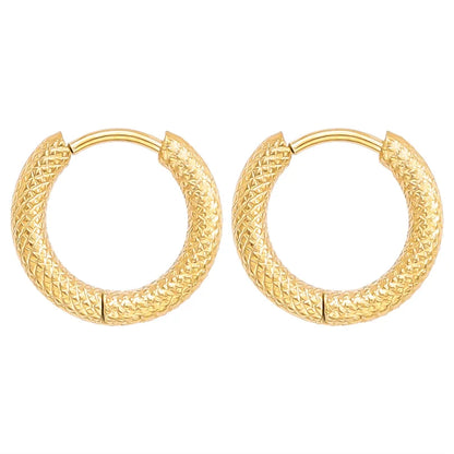 Stainless Steel Colorful Glazed Enamel Fish Hoop Earrings For Women Men Girl Cute Dopamine Fashion Ear Buckle Sea Animal Jewelry