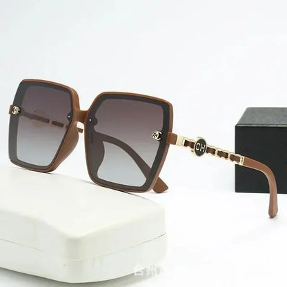 Polarized Sunglasses for Women, Fashionable Square Sunglasses, Driver's Goggles, Face Enhancing Small Glasses