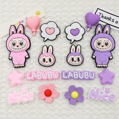 New Cartoon Ugly Monster Jibbitz Shoes Charms PVC Shoe Accessories For Clogs Sandals Decoration Waterproof For Party Gifts