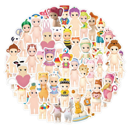 60/110PCS Anime Angle Stickers for Luggage Laptop Skateboard Gift Journal Waterproof Sticker Wholesale