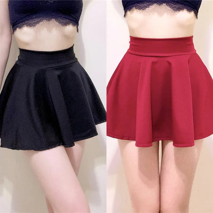 Fashion Sexy Mini Skirt Summer Women Skirts High Waist Pleated Skirt For Girl Korean Tennis Skirts Sexy Lady All-match Clothing