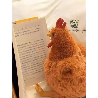 Jellycat ぬいぐるみチキン枕 ぬいぐるみ 柔らかい 漫画 CecileChien ふわふわ動物 かわいいぬいぐるみコレクション 子供への面白いおもちゃギフト