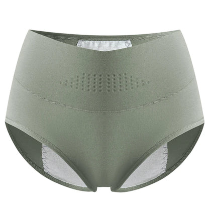 High Waist Leak Proof Menstrual  Women's Panties Widen Period Pants Physiological Underwear Cotton Plus Size L-4XL Female Briefs