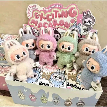 POP MART LABUBU THE MONSTERS - Exciting Macaron Vinyl Face Surprise Mystery Box Blind Box Toys Kawaii Anime Action Figure Caixa