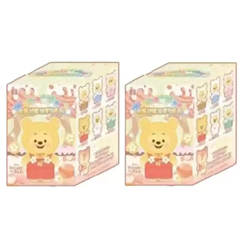 New Disney Winnie The Pooh Candy Series Blind Box Cute Vinyl  Doll Face Pendant Pupu Bear Doll Fashion Trend Toy Kids Gifts