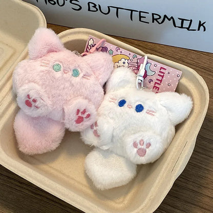 かわいいソフトぬいぐるみの小さな猫のキーホルダーぬいぐるみバッグ車のペンダントキーチェーンDIY小物子供用ぬいぐるみおもちゃ