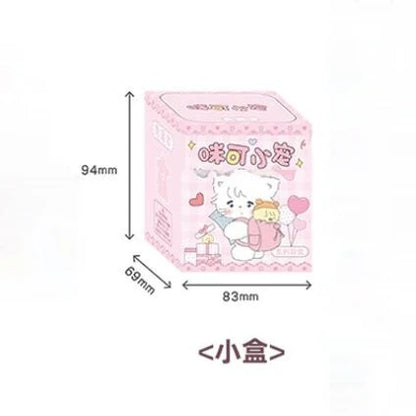8個セット 新作 MIKKO プチペット ブラインドボックス かわいい猫のペットドール キュートな粒感 クリエイティブなデスクトップオーナメント 女の子向けサプライズホリデーギフト