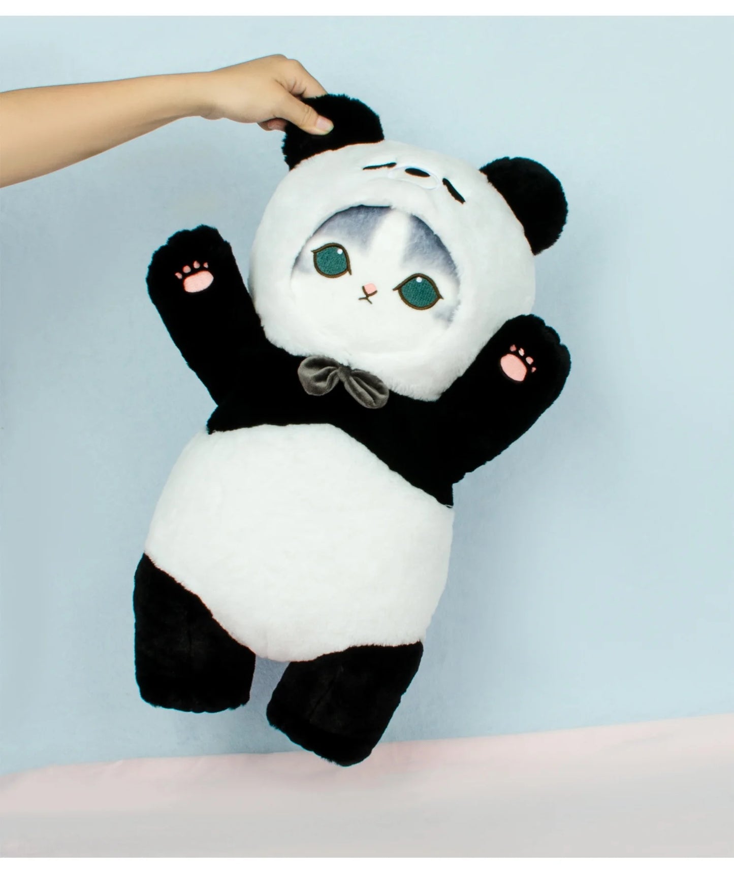 Genuine Mofusand Shark Cat Cute Panda Bunny Plush Toy Cartoon Pillow Hug Pillow Room Decoration Birthday Present Kawaii Gift