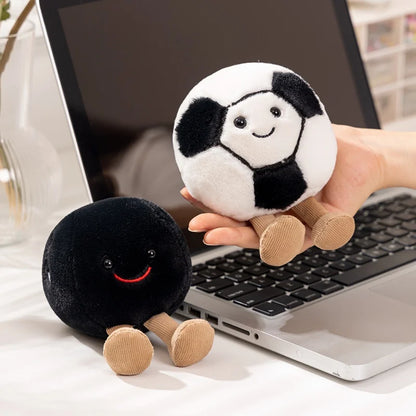 10cm かわいい バスケットボール サッカー テニス 野球 ビリヤード ぬいぐるみ ソフト ぬいぐるみ ボール 枕 プレイヤー お土産 誕生日プレゼント