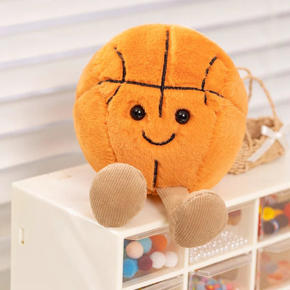 10cm かわいい バスケットボール サッカー テニス 野球 ビリヤード ぬいぐるみ ソフト ぬいぐるみ ボール 枕 プレイヤー お土産 誕生日プレゼント