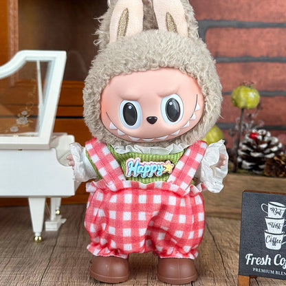 Labubu V2 V1用かわいいドール服セット パーティードレス 小悪魔コスチューム ギフトアクセサリー
