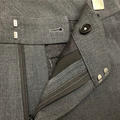 Grey Blazer Pant Sets Women Letter Skull Diamond Blazers Ladies Casual Gray Pants Zadig Female Suits Lapel Coats Trousers Suit