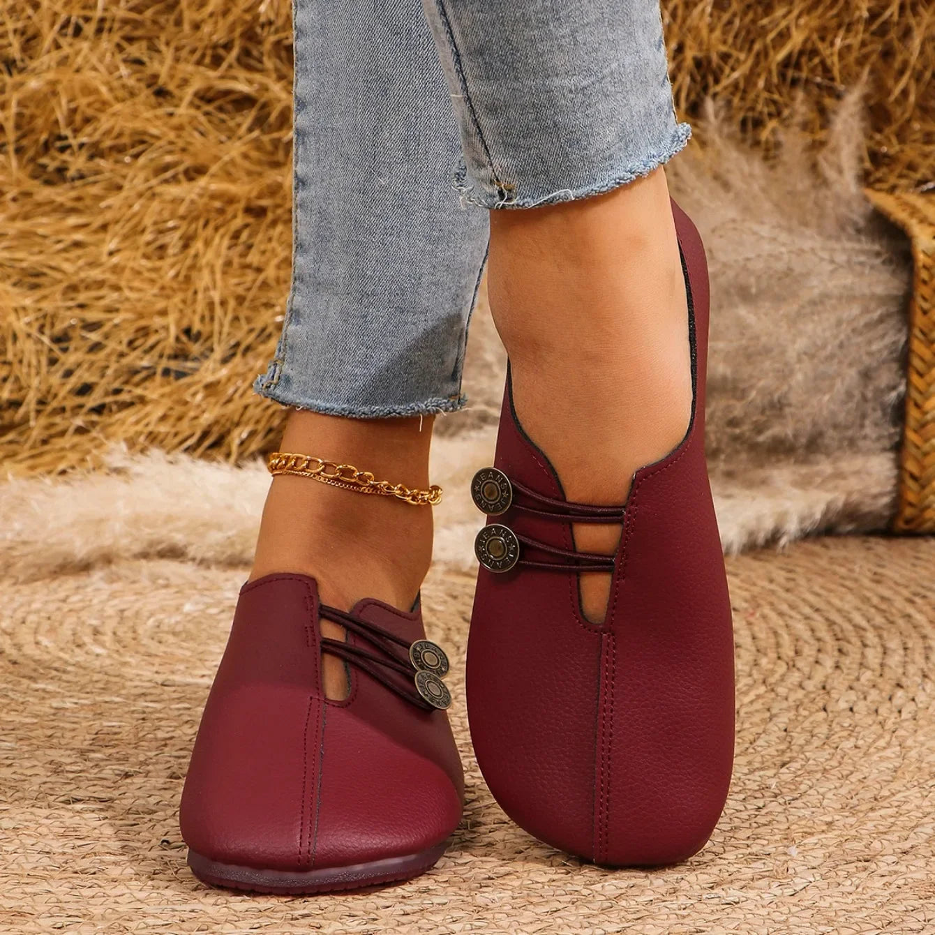 Women Flats Shoes 2025 New Spring Autumn Casual Comfortable Boat Shoes Loafers Round Toe Ballet Outdoor Soft Bottom Flat Shoes