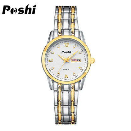 Luxury Women Watches Luminous Waterproof Fashion Ladies Quartz Watch Simple Scale Gold Plated Female Business Wristwatch Clock