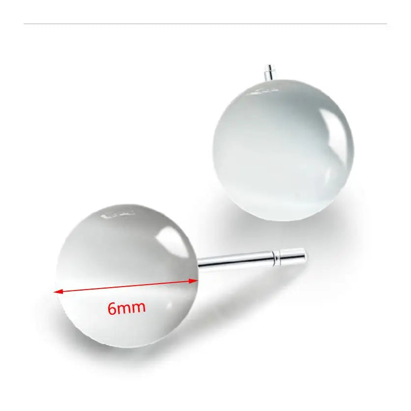 Natural Stone Stud Earrings For Women Silver Color Plated Earing Oorbellen Earings brinco Jewelry Gift earring Wholesale 2025