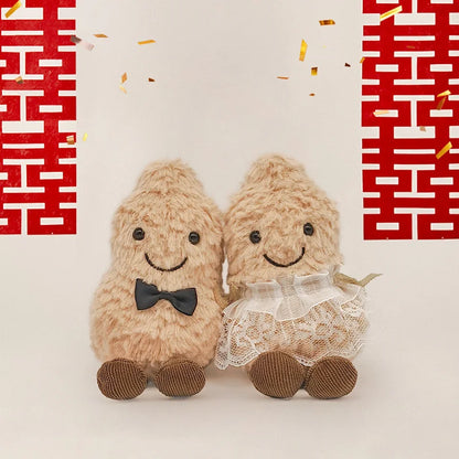 面白い小さなピーナッツ人形リビングルーム装飾ペンダント家庭用品部屋装飾ペンダントかわいいおもちゃぬいぐるみ女の子へのギフト