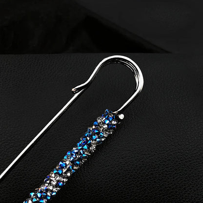 2Pcs Women's Brooch Tighten Waist Brooches for Women Skirt Pants Jeans Adjustable Waist Clip Crystal Pins Clothing Accessories