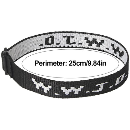 Harong WWJD Adjustable Colorful Bracelets What Wound Jesus Do Bracelets Inspirational Christian Jewelry Gifts for Women Men