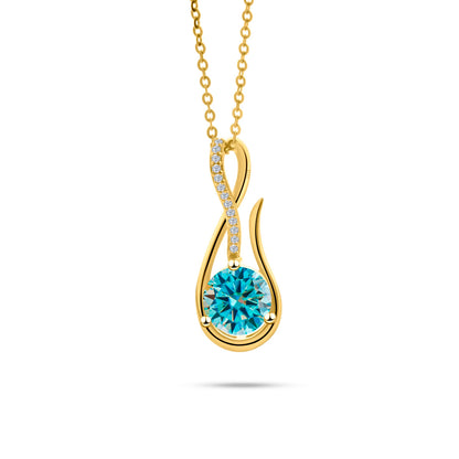 925スターリングシルバーネックレス 2CT Dカラー モアサナイト 音楽シンボルネックレス レディース アニバーサリー ファインジュエリー ママネックレス