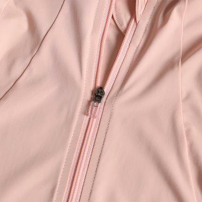 New yoga wear ladies coat round high elastic loose exercise yoga fitness long sleeve stand-up collar  yoga tops
