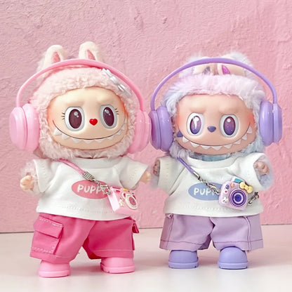 【No doll】17cmラブブ用かわいいデコレーション小さな服 v1/v2/v3 ベビー服 クールセーター ラブブアクセサリーとして着せられるドール用