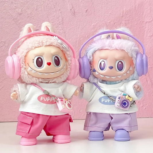 【No doll】17cmラブブ用かわいいデコレーション小さな服 v1/v2/v3 ベビー服 クールセーター ラブブアクセサリーとして着せられるドール用