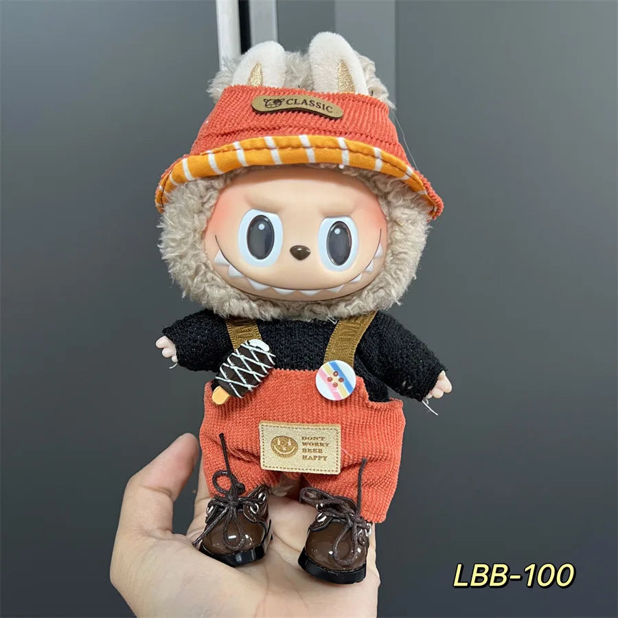 V1 V2 V3 NEW ミニドール服セット アクセサリー 韓国Kpop Exo 17cm Labubu アイドル クール ハンサム 衣装 ギフト