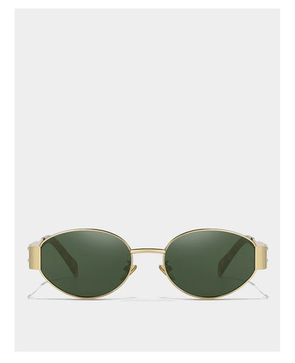 New Sunglasses For Women And Men UV400 Sun Glasses Alloy Oval Eyewear