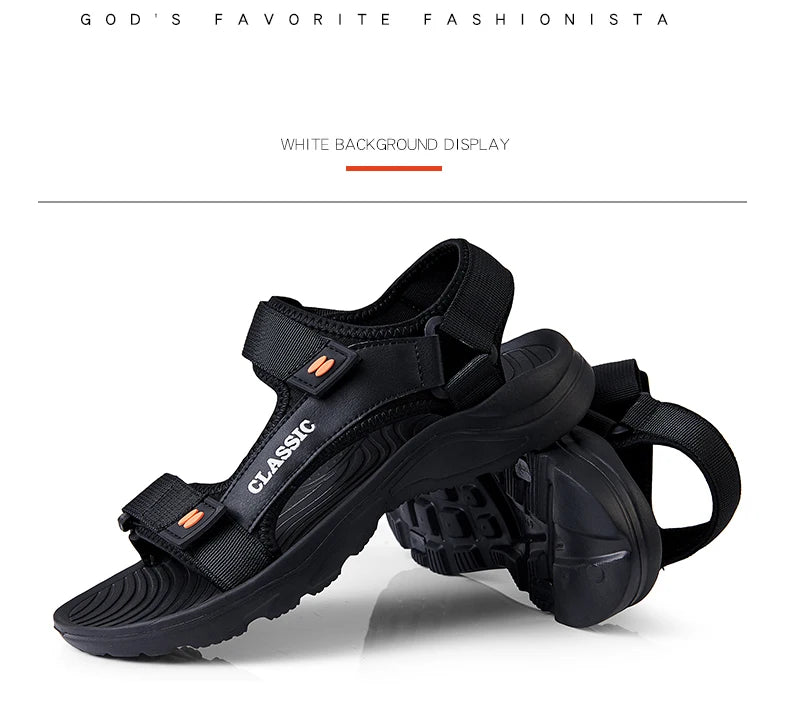 Men Sandals Summer Leisure Beach Holiday Sandals Men Shoes 2023 New Outdoor Sneakers Male Retro Comfortable Casual Sandals Men