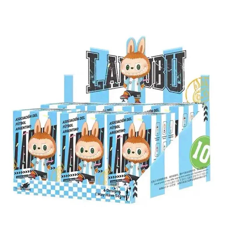 POP MART LABUBU ASOCIACION DEL FUTBOL ARGENTINO Series Blind Box Toys Kawaii Anime Action Figure Surprise Mystery Box Dolls Gift