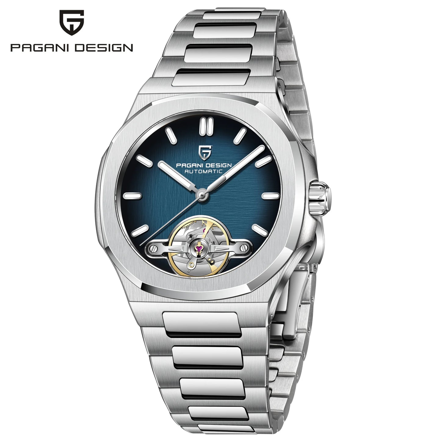 PAGANI DESIGN 2025 New Skeleton Tourbillon Men's Mechanical Watches Top Luxury Automatic Watch For Men Sporty elegant Wristwatch