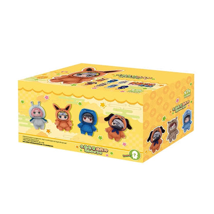 In Stock TOP TOY Naruto EAKI Cute Beast Party Sasuke Vinyl Cute Plush Blind Box Figure Pendant Gift
