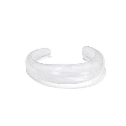 Vintage Bohemian Resin Cuff Charms Bracelets Bangles For Women Fashion Jewelry Acrylic Wide Open Wrist Geometric Bangle Pulseras
