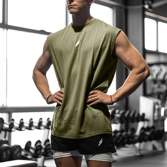 新作 夏 フィットネス スポーツ タンクトップ メンズ 通気性 ゆったり メッシュ トレーニング ノースリーブ Tシャツ 速乾 ベスト 男性 フィットネスウェア