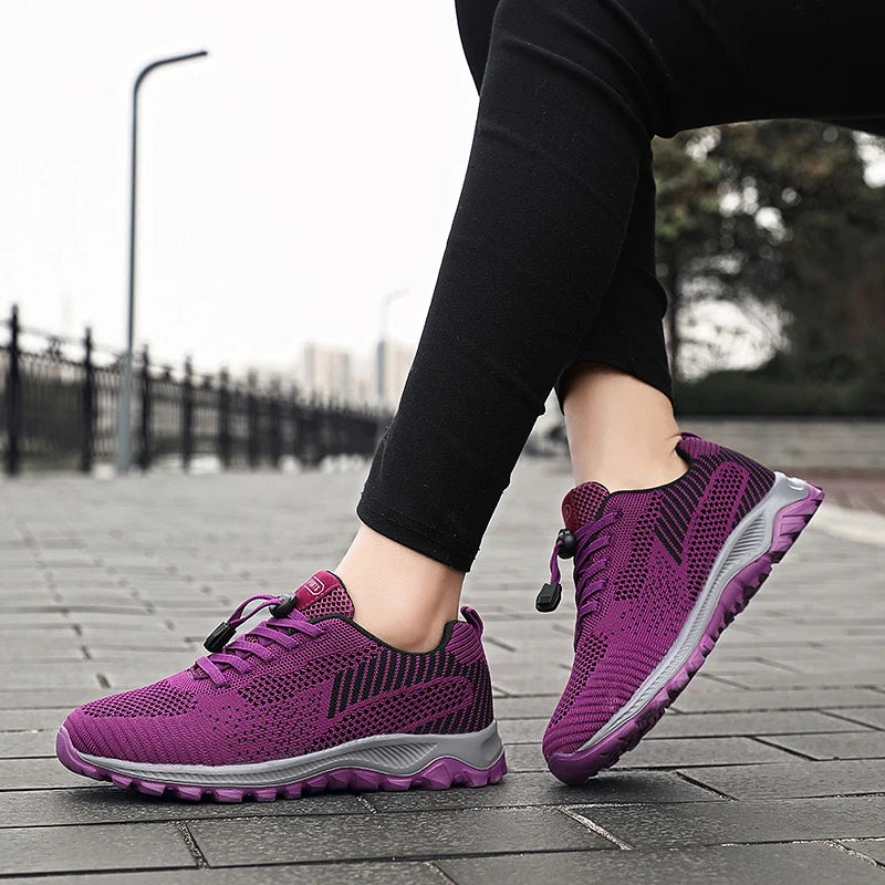women shoes，sneakers for women，women's summer sneakers，White Breathable Non-slip Sports Casual Shoes，free shippiing shoes